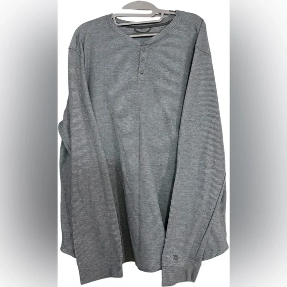 All in Motion Long Sleeve Waffle Shirt Grey - Picture 2 of 5